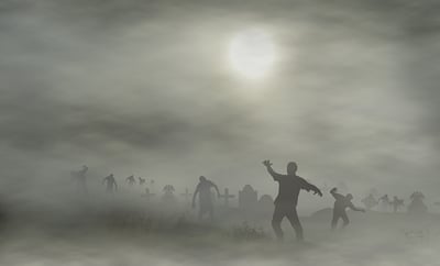 Cemetary with Zombies